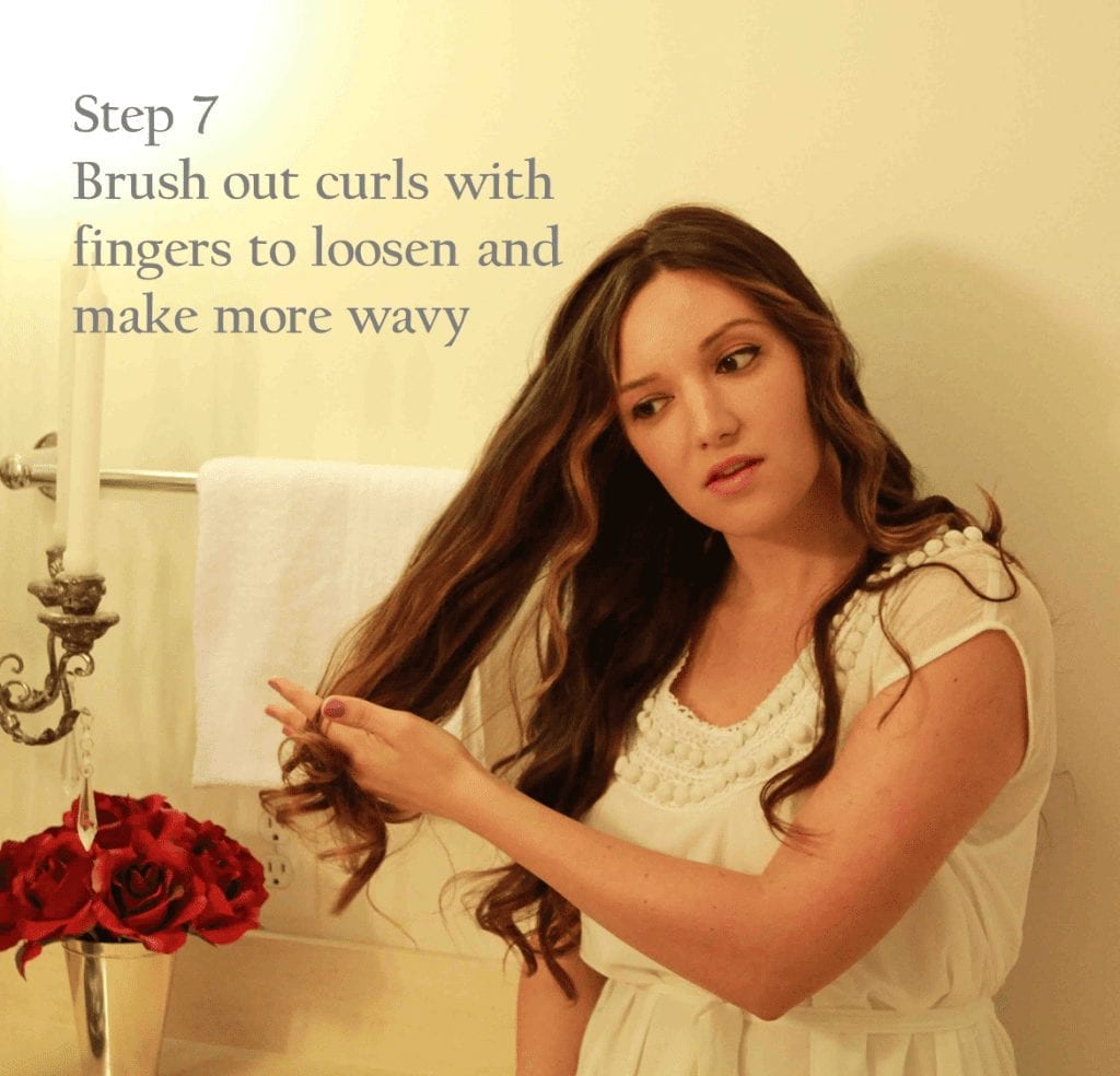 Bombshell Curls Hair Tutorial featured by top San Francisco beauty blog, Just Add Glam