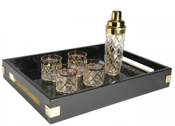 The Target Neiman Marcus Holiday Collection Favorites featured by top San Francisco life and style blog, Just Add Glam: image of cocktails essentials