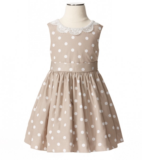 The Target Neiman Marcus Holiday Collection Favorites featured by top San Francisco life and style blog, Just Add Glam: image of girls polka dot dress