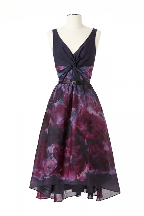 The Target Neiman Marcus Holiday Collection Favorites featured by top San Francisco life and style blog, Just Add Glam: image of floral dress