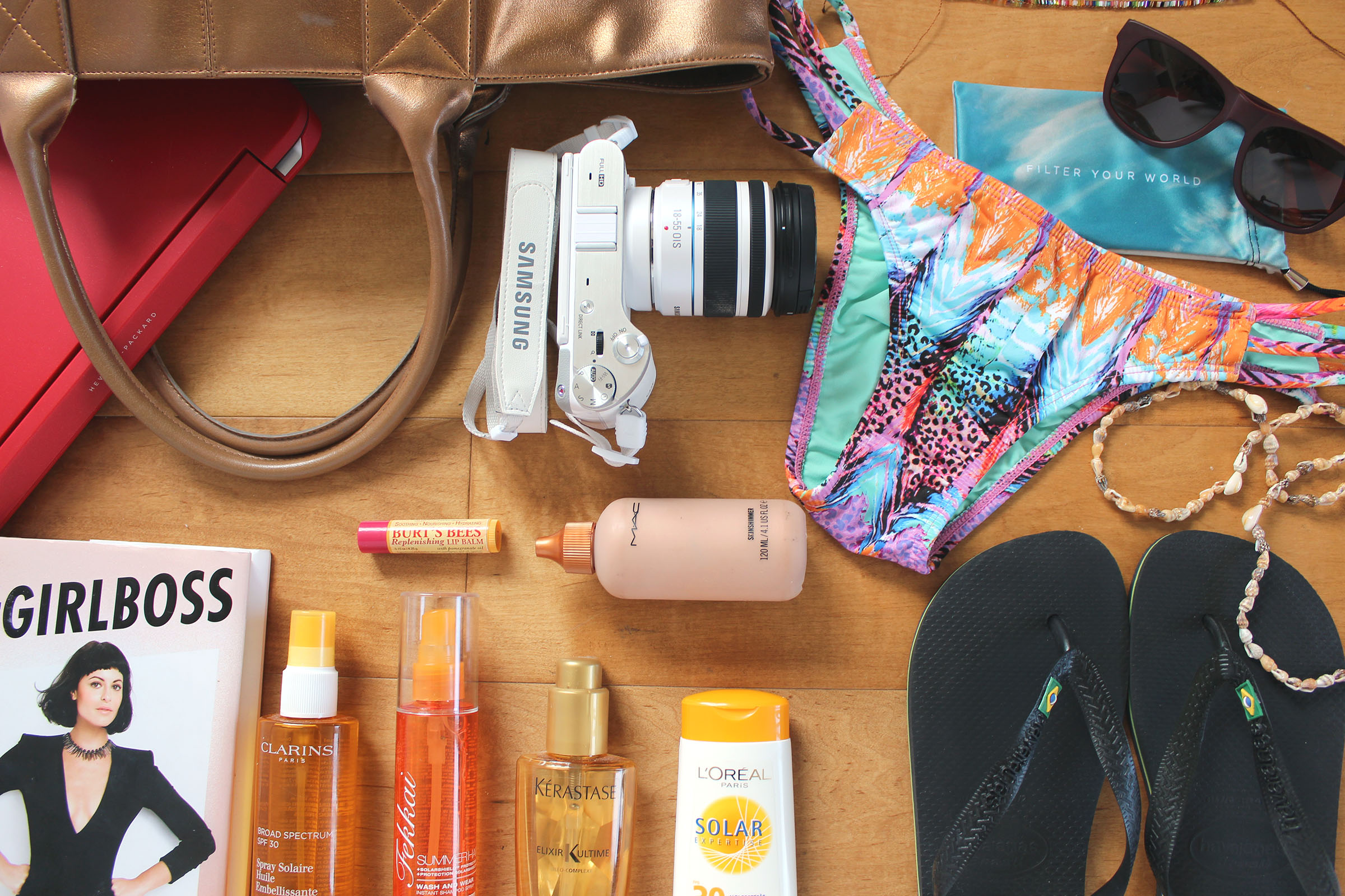 what's in my beach bag