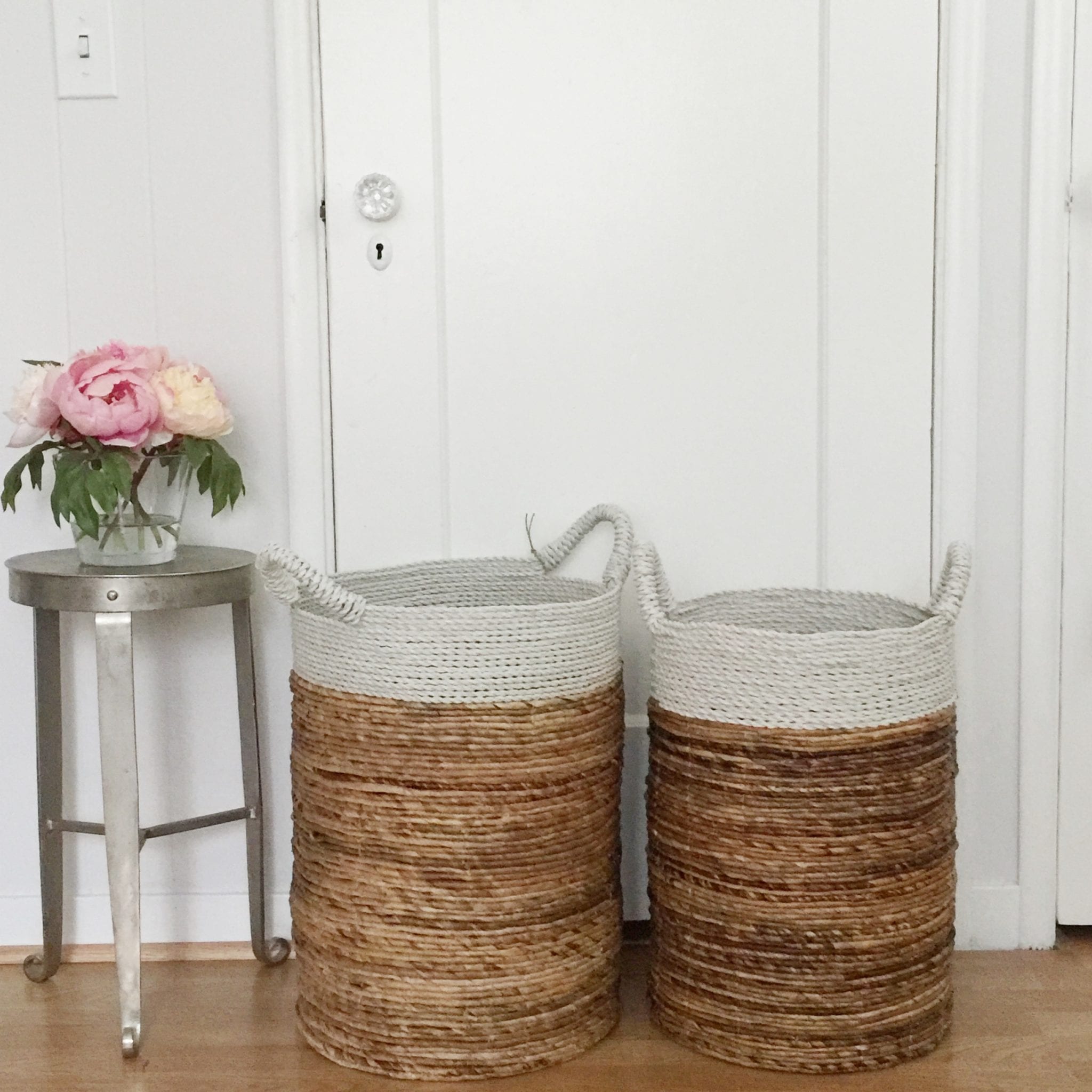 woven basket storage