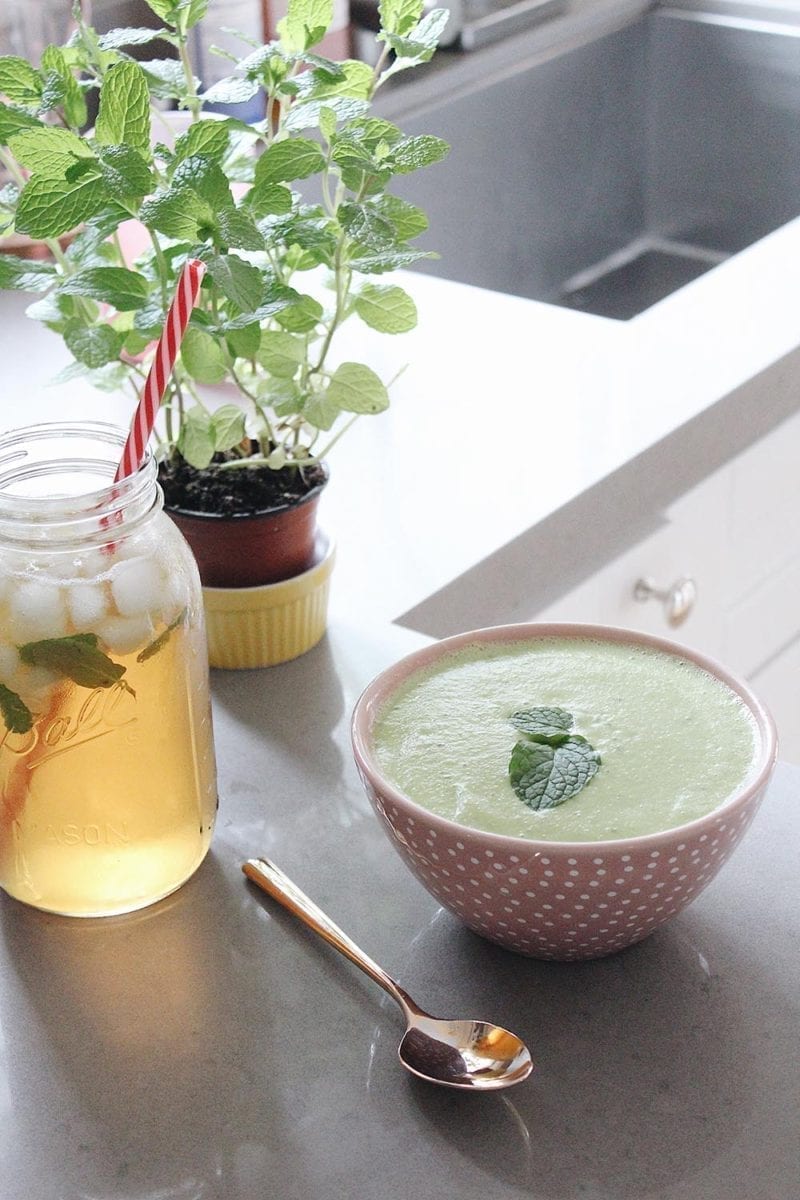 Avocado Soup Favorite Post Workout Treat Recipes Just Add Glam