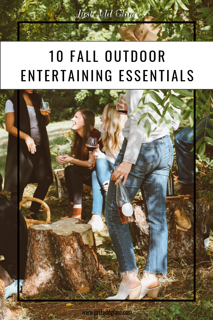 10 Fall Outdoor Entertaining Essentials I Fall I Fall Entertaining I via justaddglam.com