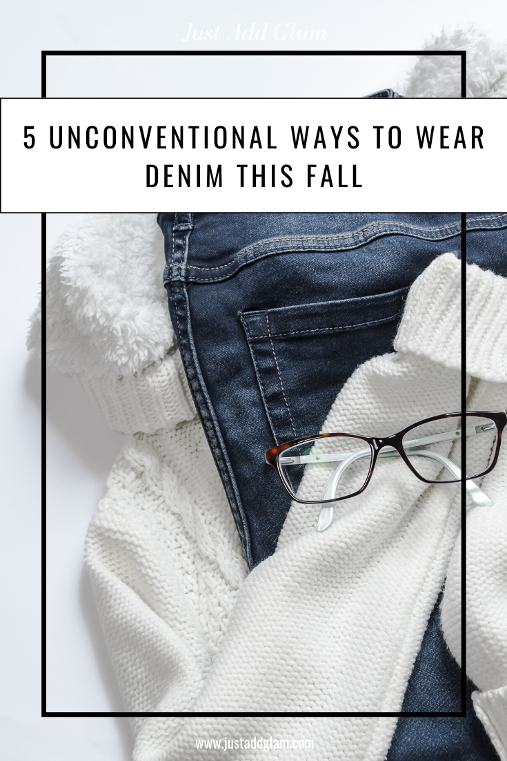 How to wear fall denim, styling tips featured by top US fashion blog, Just Add Glam