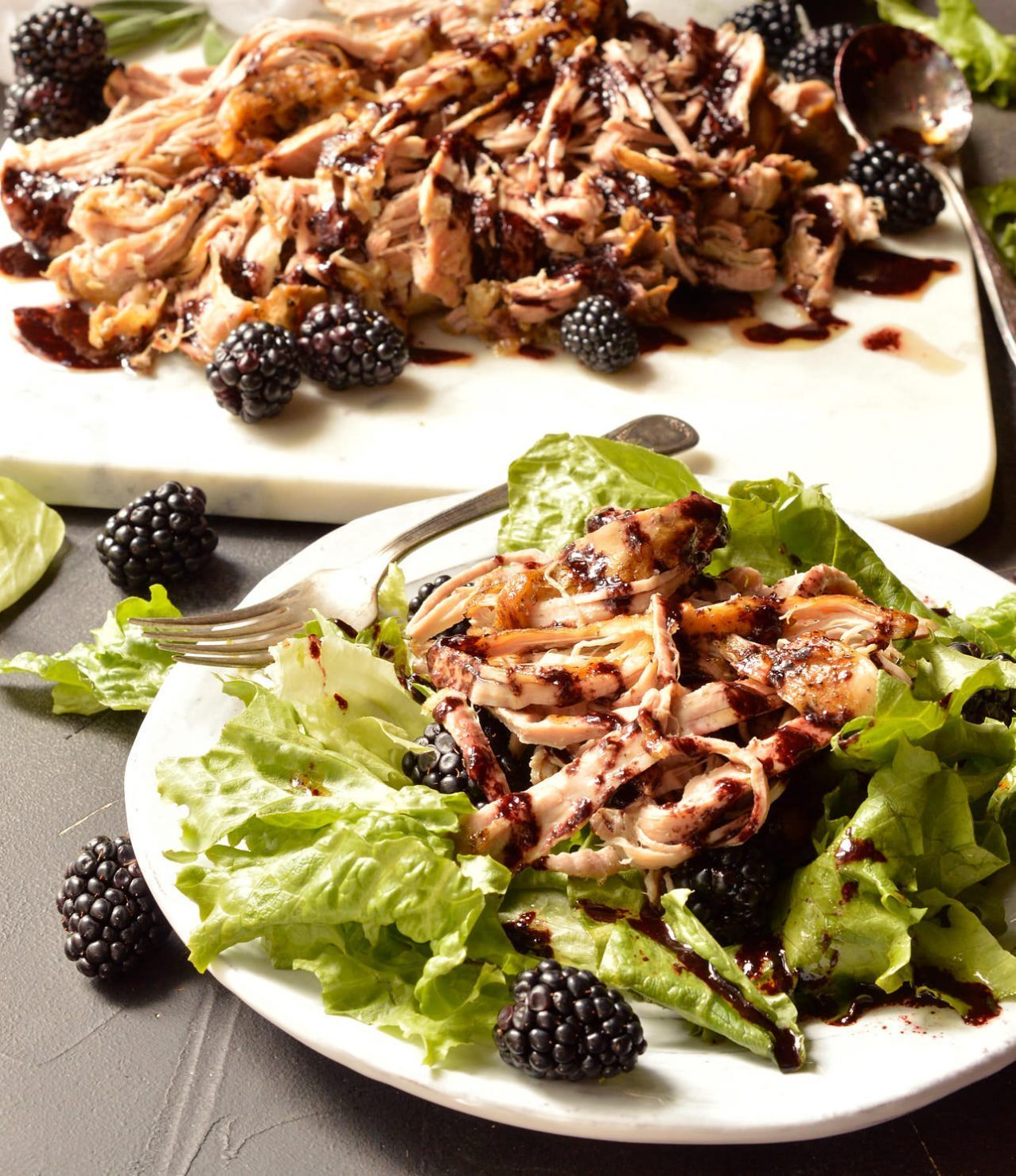 HEALTHY KETO CROCKPOT RECIPES TO EASE YOU INTO THE NEW YEAR by popular San Francisco life and style blog, Just Add Glam: image of slow cooker pork tenderloin.
