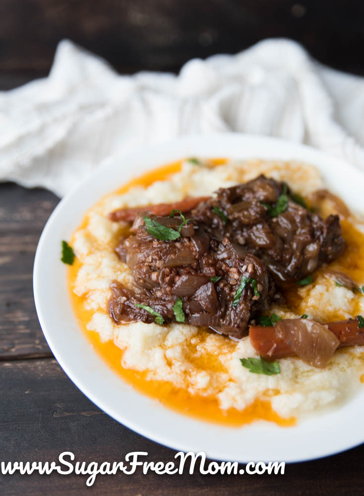 slow-cooker-short-ribs-Just-Add-Glam | HEALTHY KETO CROCKPOT RECIPES TO EASE YOU INTO THE NEW YEAR by popular San Francisco life and style blog, Just Add Glam: image of slow cooker low-carb beef short ribs.